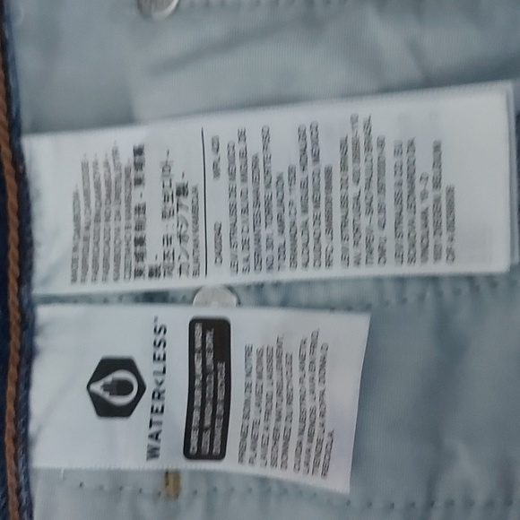 Levi's RIBCAGE STRAIGHT ANKLE CROPPED DISTRESSED JEANS Blue Size 24 - Picture 8 of 16